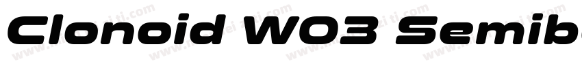 Clonoid W03 Semibold字体转换